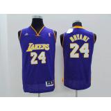 Kobe Bryant 24, L.A. Lakers [Morada] -NIÑOS
